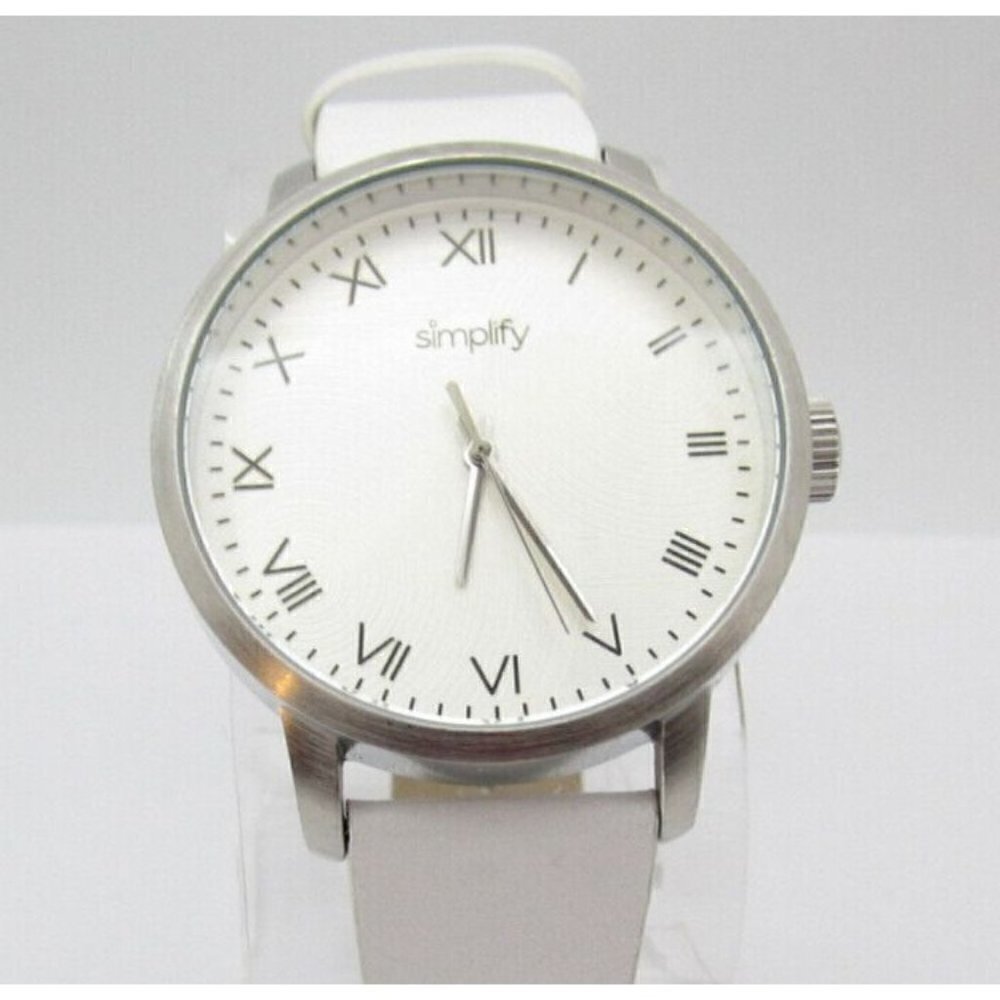 Men's‎ Simplify Quartz 5ATM WR Analog 44mm Dial Causal Round Watch (G1)